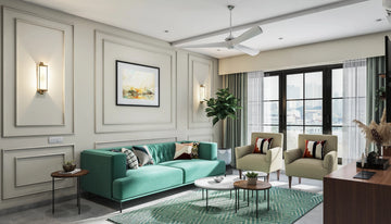 Classic Style Spacious Living Room